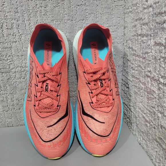 Hoka One One Mach X 2 Women’s US Size US 8.5B Grapefruit Coral Running Sneakers. - Picture 11 of 12